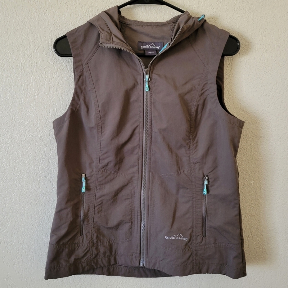 Eddie Bauer brown outdoor vest